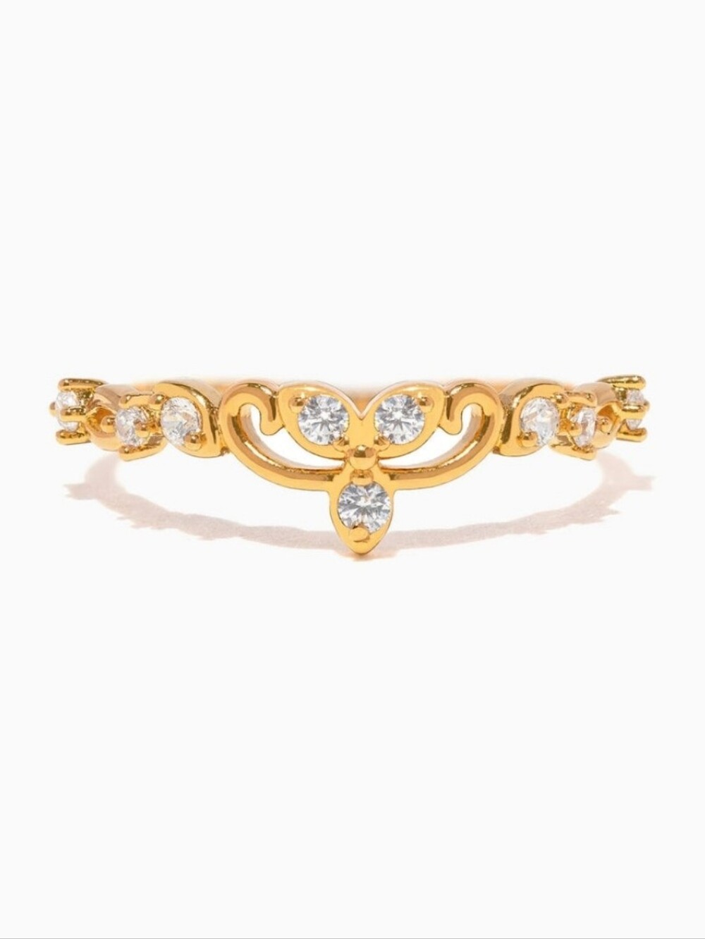 Girls Crew The Lord of the Rings Elven Gold Ring (Size Estimated) - Picture 5 of 6